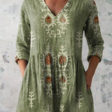 Elise Linen Tunic Blouse