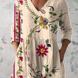 Elise Linen Tunic Blouse