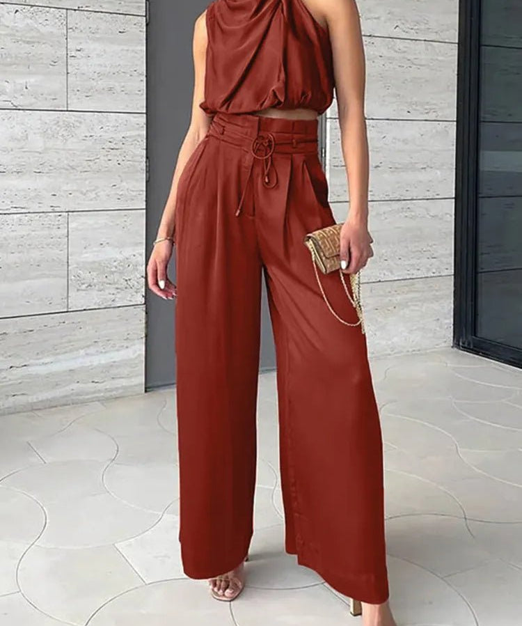 Sylvia Solid Linen Set