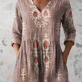 Elise Linen Tunic Blouse