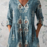 Elise Linen Tunic Blouse