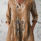 Elise Linen Tunic Blouse
